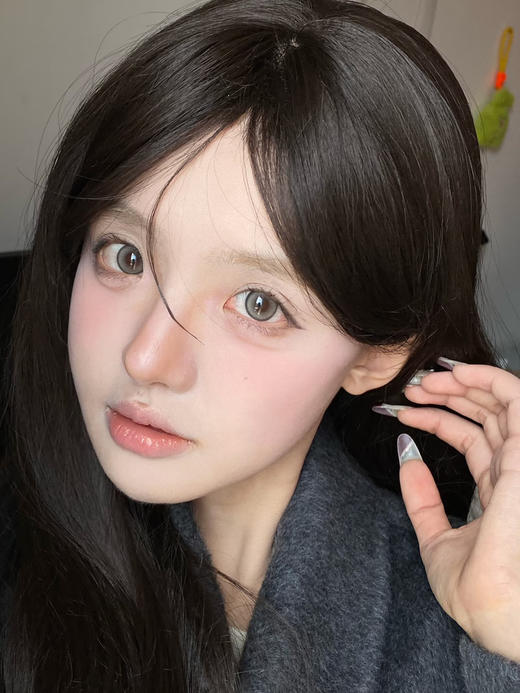 【大直径】MACYCON-淘气喵灰-14.5mm【年抛 0-800度 无525/575】 商品图3