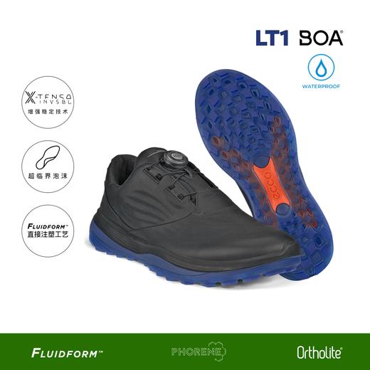 【高尔夫LT1超轻1代】ECCO男子高尔夫球鞋轻盈回弹发泡中底132274 商品图5