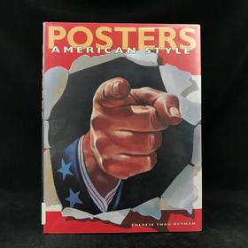 美国风格：招贴画、海报图集 141幅彩色插图 精装16开