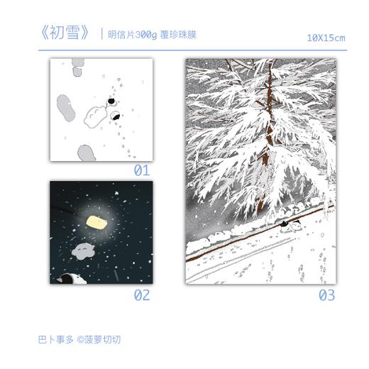 菠萝切切｜明信片 商品图1