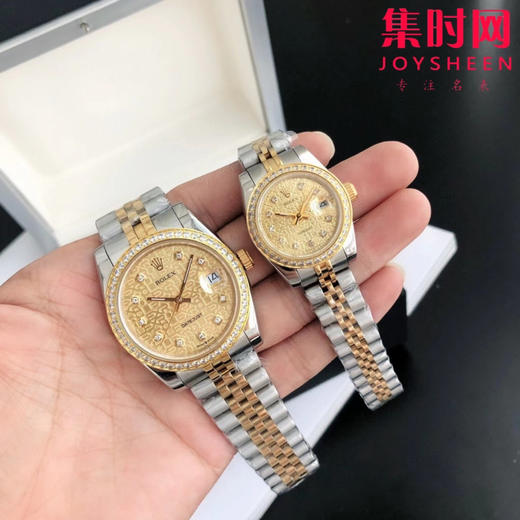 亲民版 劳力士 情侣日志型腕表
男士36mm（可选41mm）女士28mm 商品图1