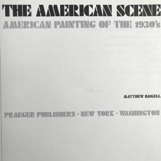 美国场景：二十世纪三世年代美国绘画 约百余幅插图 精装16开 商品图2