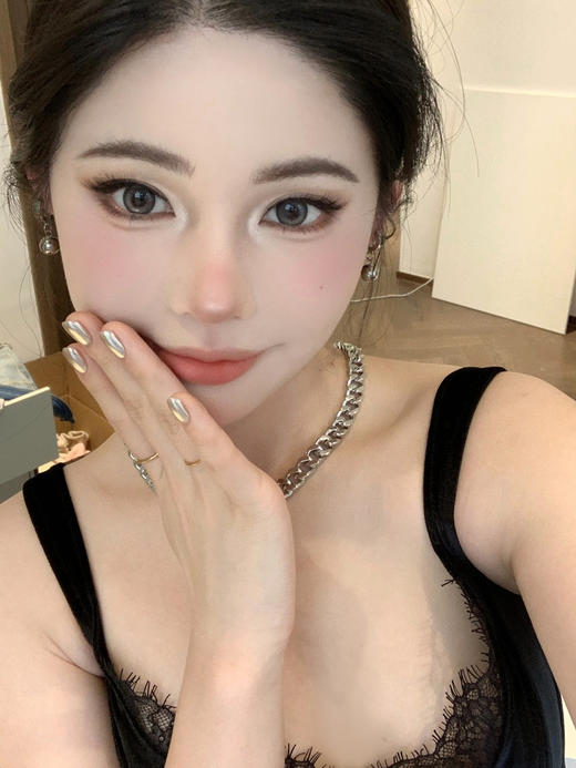 半年抛 Woolilens 银色山泉 14.2  着色13.5 微混血灰 商品图5