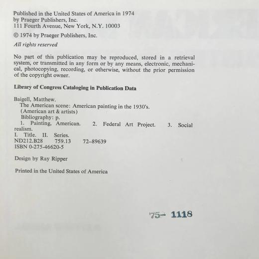 美国场景：二十世纪三世年代美国绘画 约百余幅插图 精装16开 商品图3