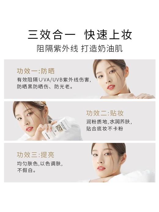 【中欧班列精选】韩国MEDI-PEEL/美蒂菲防晒隔离霜二合一防紫外线面部防护 SPF50+  PA+++ 50ml/支50ml 商品图9