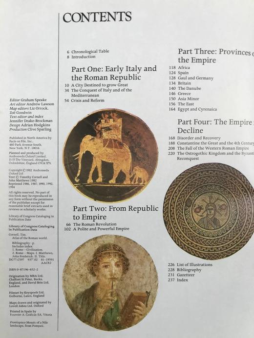 罗马世界图谱（1994） 470幅插图（257幅彩色） 62幅地图 精装大16开 商品图4