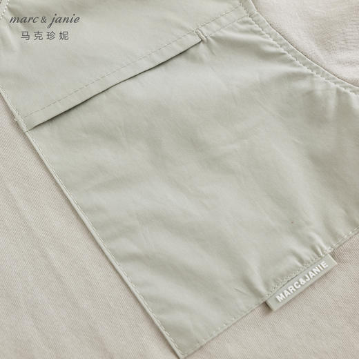 马克珍妮男童城市户外个性口袋短袖T恤儿童纯棉上衣夏装240502 商品图3