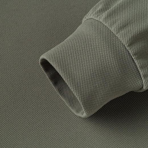 【肌理提花】罗蒙春秋男装卫衣贴布假口袋卫衣男士舒适休闲圆领长袖t恤男上衣 商品图8