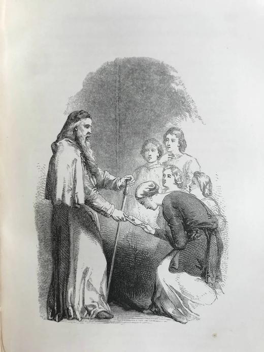 约19世纪中早期 班扬《天路历程》 约10余幅版画插图 漆布精装36开 商品图13