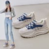 ZHR则则休闲运动鞋女2024新款春季厚底舒适女鞋百搭轻便老爹鞋 商品缩略图0