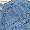 马克珍妮男童纯棉牛仔背带裤短裤儿童裤子2024年夏装新款240538 商品缩略图3