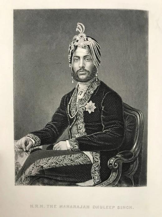 约19世纪后期 我们的印度帝国（卷1） 10余幅版画插图 漆布精装16开 商品图10