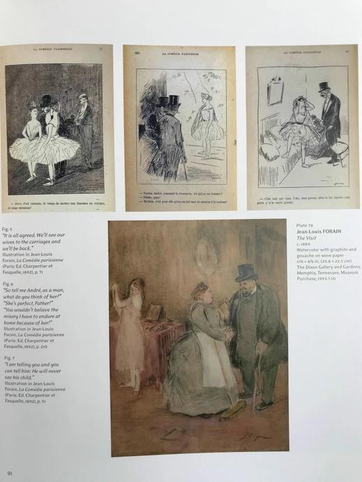 舞者画集：德加，福莱恩，图卢兹-罗特列克 约百幅插图 精装大16开 商品图10