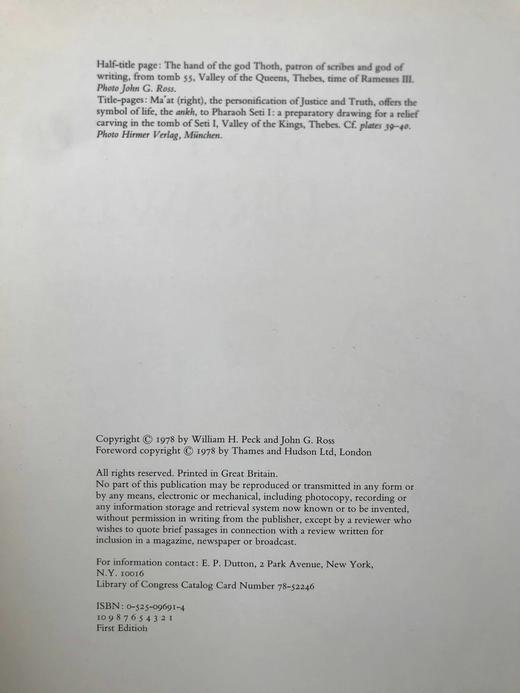 埃及绘画图集 169幅插图（16幅彩色） 精装16开 商品图4