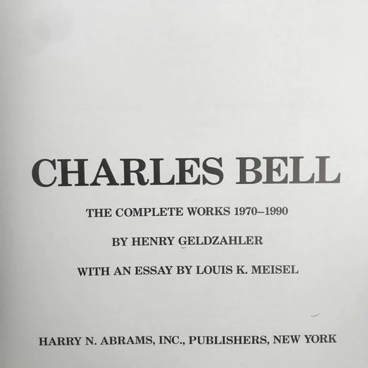 查尔斯·贝尔艺术全集，1970-1990 196幅插图（145幅彩色） 精装16开 商品图3