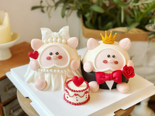 lulu猪卡通造型蛋糕，提前5天以上预定 商品图2