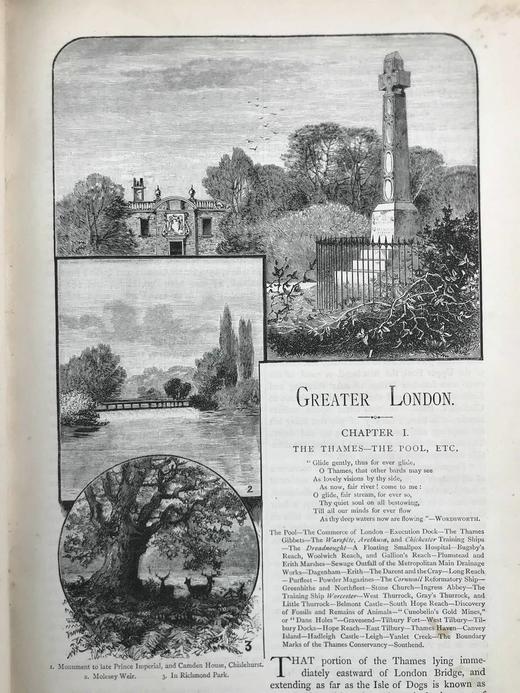 约19世纪后期 伦敦风物志（卷2） 数百幅精美版画插图 精装16开 商品图5