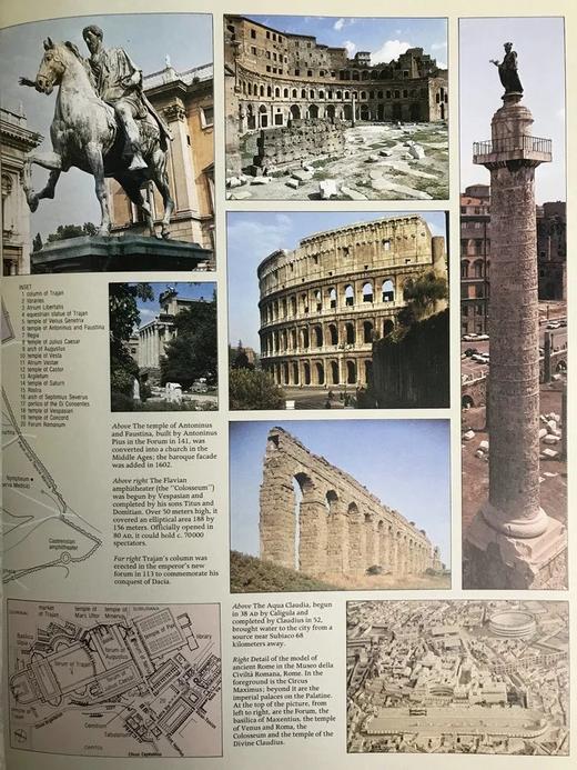 罗马世界图谱（1994） 470幅插图（257幅彩色） 62幅地图 精装大16开 商品图7