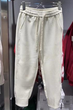 19WS松紧腰抽绳休闲哈伦裤31016（黑杏） 冬季 305154032105