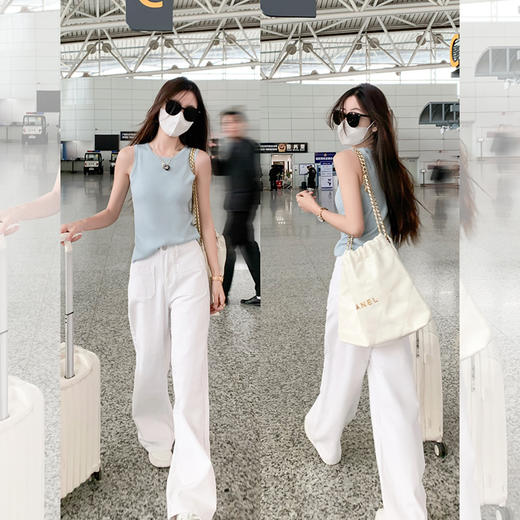 <曾小咸推荐> 【甜酷女孩】3色牛仔阔腿裤 商品图4