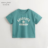 [凉感透气]马克珍妮男童活力校园字母短袖T恤上衣夏装新款240787 商品缩略图1