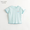 马克珍妮女童缤纷夏日花边弹力短袖T恤儿童上衣夏装新款240716 商品缩略图2