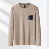 【肌理提花 多色】罗蒙春秋男装卫衣贴布假口袋卫衣男士舒适休闲百搭圆领长袖t恤男 商品缩略图5