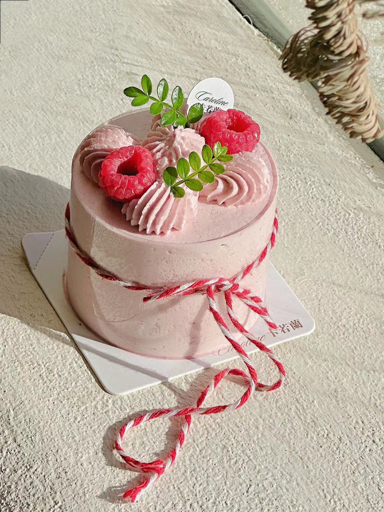 单人份小甜点/树莓荔枝小蛋糕