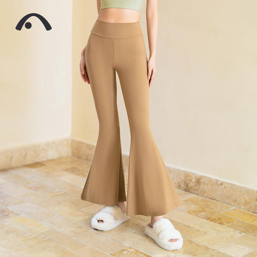 2024爱暇步春夏新品瑜伽运动健身普拉提高腰提臀喇叭裤X24024NSM 商品图9