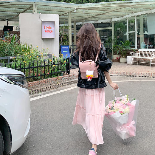 <曾小咸推荐> 【目光收割机】粉色吊带裙 商品图4