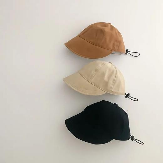 赵露思同款儿童帽子春秋季女童宝宝鸭舌帽软顶渔夫帽男童小女孩潮 商品图3