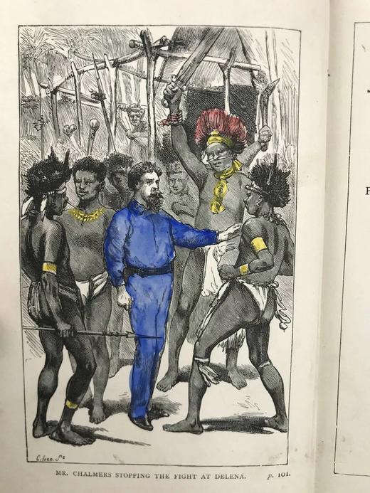 约19世纪后期 詹姆斯·查尔默斯：传教士与探险家 数十幅插图 漆布精装32开 商品图2