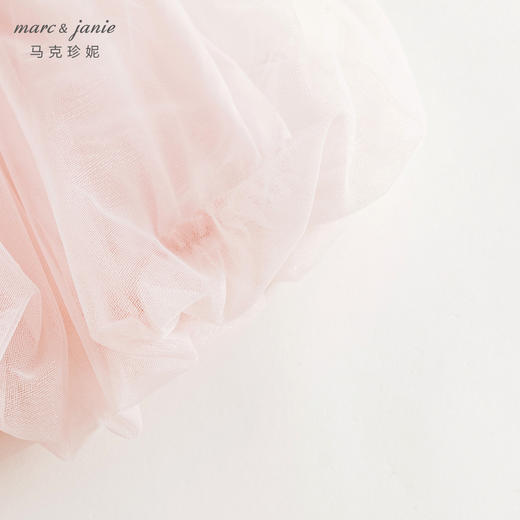马克珍妮女童轻盈网纱蓬蓬短裙半身裙儿童裙子2024夏装新款240636 商品图3