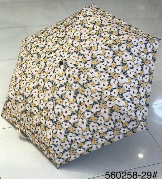 优品堂【雅致炫彩】五折黑胶防紫外线伞 商品图4