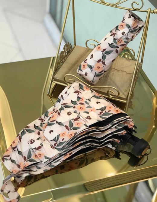 优品堂【雅致炫彩】五折黑胶防紫外线伞 商品图13