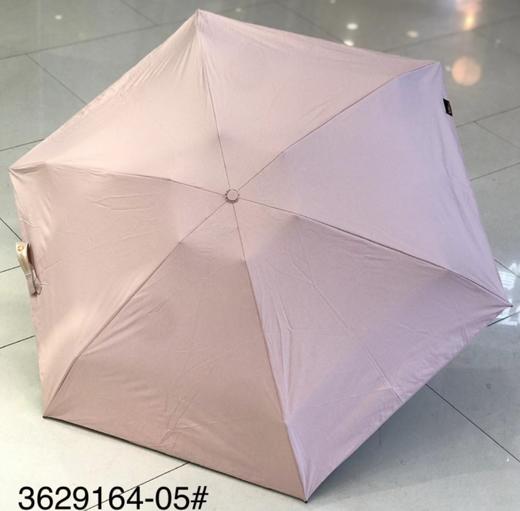 优品堂【皎洁】五折特制手柄纯色黑胶防紫外线伞 商品图11