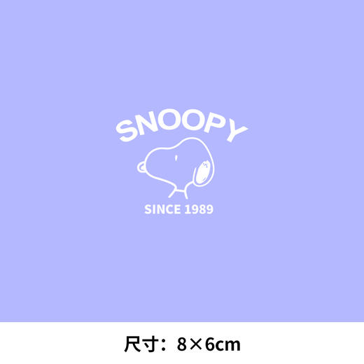 潮牌新款卡通史努比小狗图案热转印T恤卫衣印花贴白墨A级过粉烫画贴 商品图3