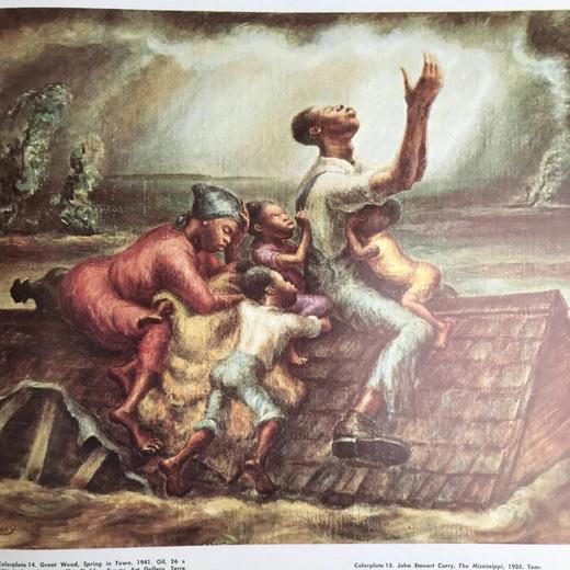 美国场景：二十世纪三世年代美国绘画 约百余幅插图 精装16开 商品图10