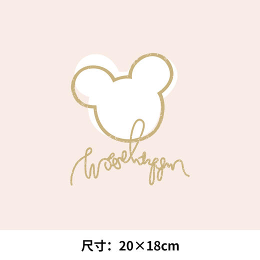 简约米奇头印花衣服辅料装饰贴A级过粉白墨热转印T恤图案烫画贴 商品图1