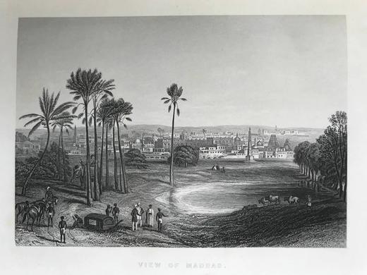 约19世纪后期 我们的印度帝国（卷1） 10余幅版画插图 漆布精装16开 商品图7