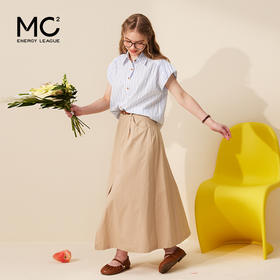 条纹衬衫+半裙套装-3219S3224582