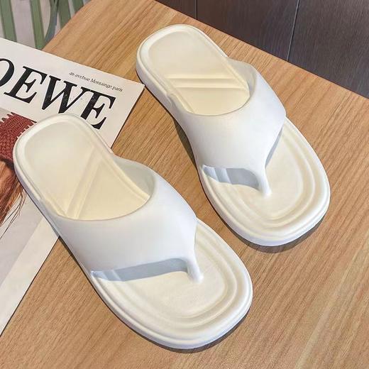 夏季新款【居家室内外穿 防滑人字拖鞋女】简约糖果色 软底沙滩鞋 商品图5