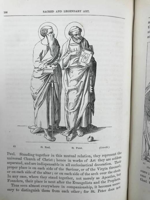 1883年 詹姆森夫人《神圣与传奇艺术》（卷1） 百余幅插图 皮脊精装大32开 商品图8