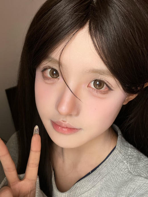 【大直径】MACYCON-胖橘喵棕-14.5mm【年抛 0-800度 无525/575】 商品图6