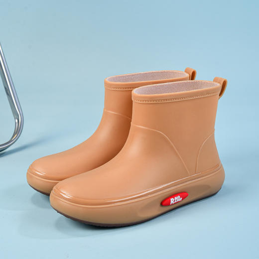 【时尚雨鞋！防水防滑】雨鞋女款潮流时尚雨靴水鞋新款套鞋防水防滑女士保暖加绒水靴，鞋套可拆设计，四季可穿。 商品图5