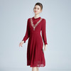 上海旗袍厂DNO4CA9053-1大码旗袍连衣裙 商品缩略图2