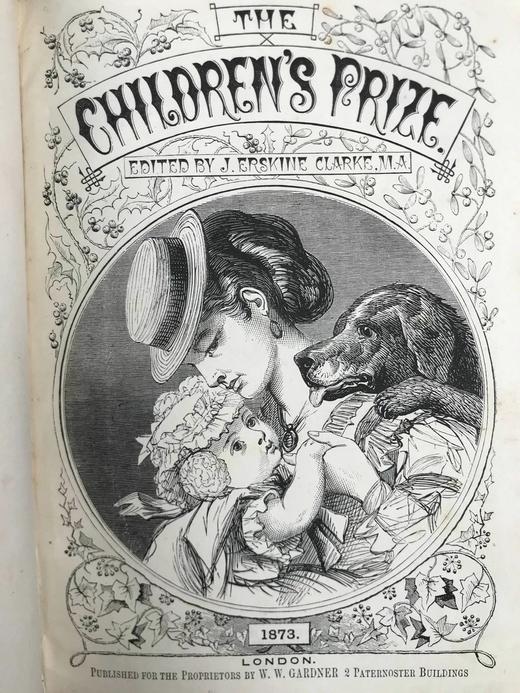 1873年 儿童奖赏杂志 数十幅精美插图 真皮脊精装32开 商品图2