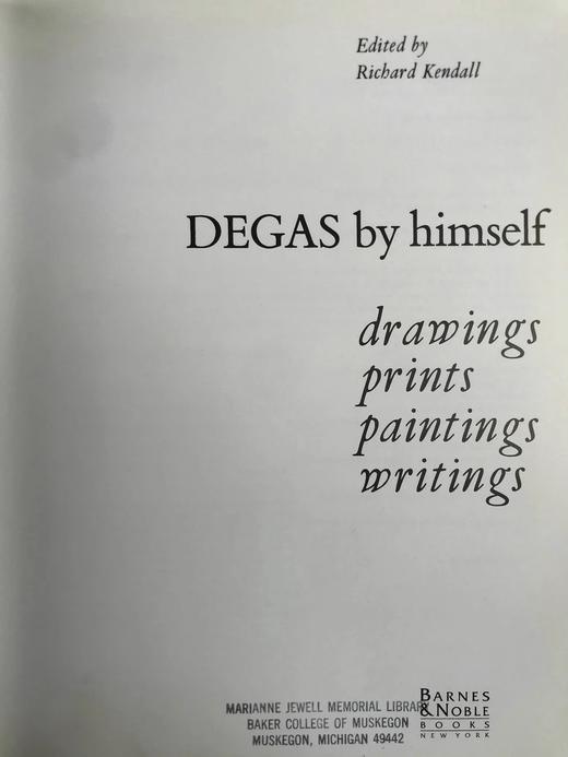 德加自选集 300余幅插图 精装大32开 商品图3