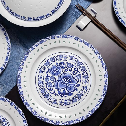 畅销经典 饮食伴侣 | 富玉陶瓷 青花玲珑瓷 梅樱系列餐具釉中彩 商品图3