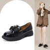 欧罗巴单鞋女新款春季小皮鞋百搭简约英伦风舒适复古防滑女鞋 商品缩略图5